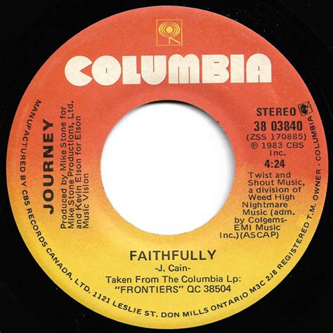 Journey Faithfully 1983 Vinyl Discogs