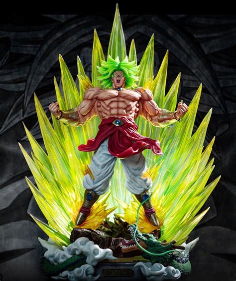 Broly Figure Dragon Ball Resin Statues Polymer Clay Sculptures