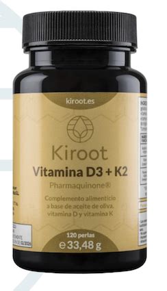 Vitamina D Y K Caps Kiroot