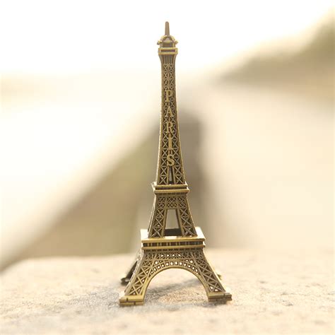 France Souvenir Eiffel Tower Metal Miniature Statue Home Decor 2018