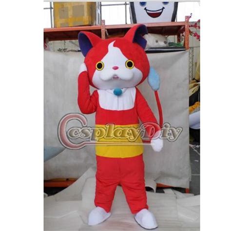Youkai Watch Jibanyan Cartoon Mascot Costume For Adult Carnival Party Custom Made Factory