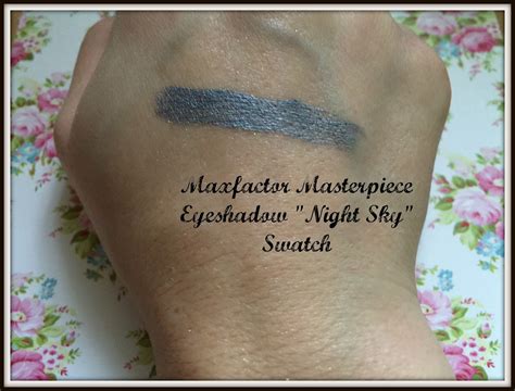 Max Factor Masterpiece Colour Precision Eyeshadow Night Sky Review