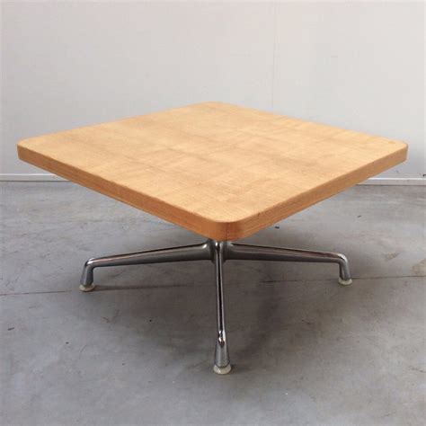 Charles and ray eames for herman miller aluminum group round wood and black dining table measures: Vintage American Coffee Table by Charles Eames for Herman ...