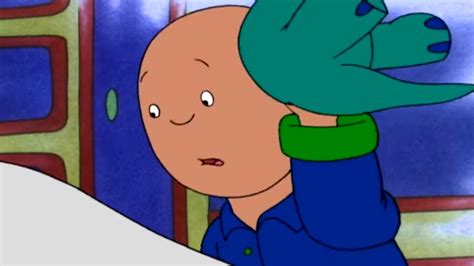 Caillous Temper Tantrum At Bedtime Caillou Cartoons For Kids