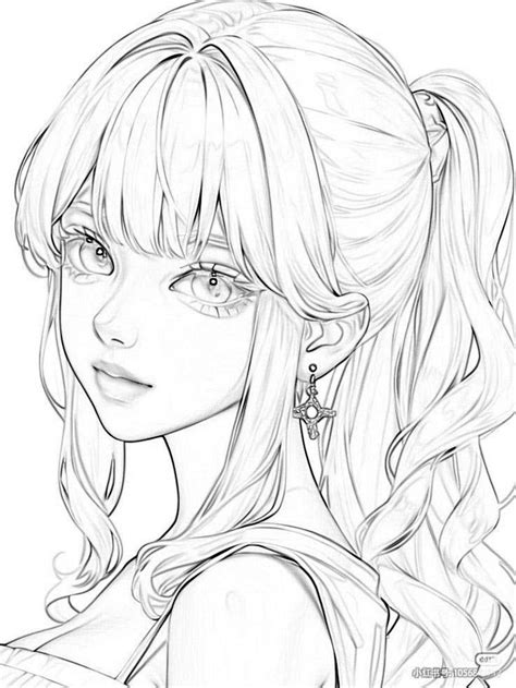 Ai Art Art Character Karakter Anime Girl Icon Lineart Line Art