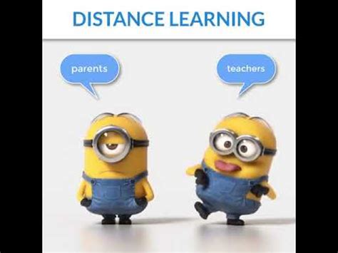 Remote learning is now in trend because of the covid19 and coronavirus. Minions - Distance Learning - YouTube