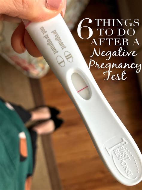 6 Things To Do After A Negative Pregnancy Test Klein Dot Co