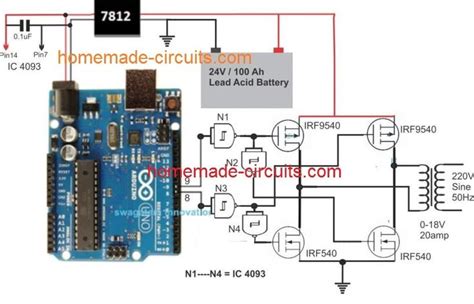 A Simple Yet Useful Microprocessor Based Arduino Full Bridge Inverter