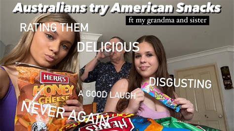 Australians 🇦🇺 Try American Snacks 🇺🇸 Youtube