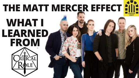 The Matt Mercer Effect What I Learned From Watching Critical Role Ep