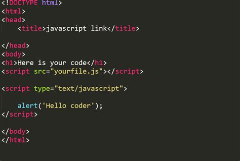 Link Javascript To Html Amp Css Include External Js