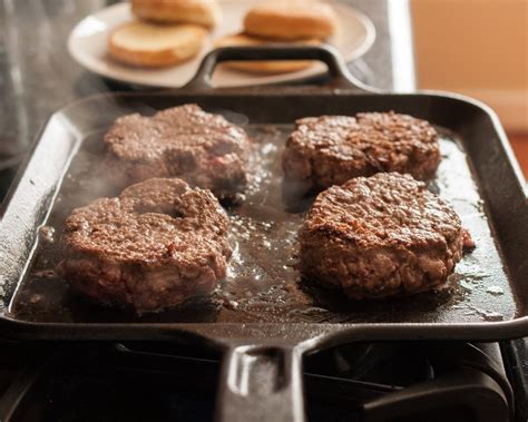 Pan-Fried Lean Beef Patty