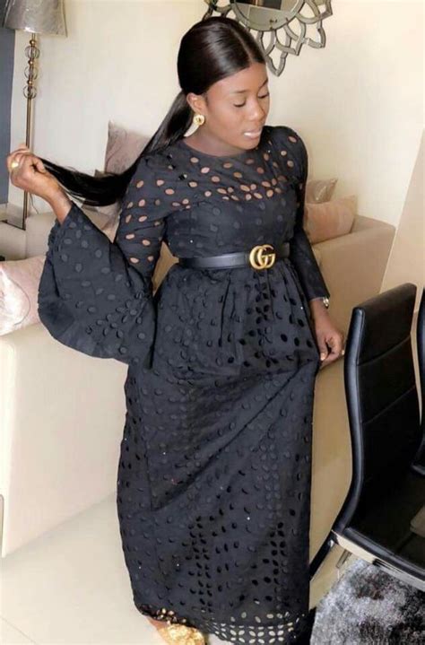 Kaba And Slit Style For Funerals In Ghana Kaba And Slits Styles For