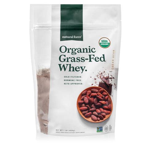 Organic Whey Protein Powder From Grass Fed Cows Natural Force