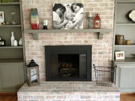 How To Paint A Brick Fireplace Infarrantly Creative