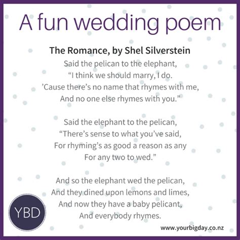 18 Wedding Poem For Child To Read Png Rockchalkjay
