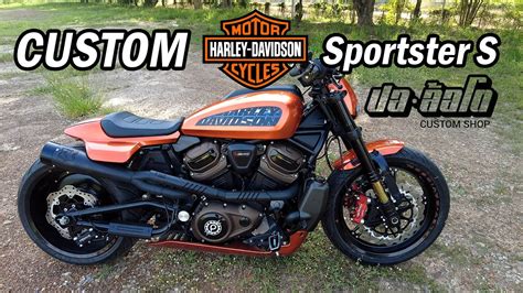 Custom Harley Davidson Sportster S ล้อโต ดิสก์เบรคหน้าคู่ คันแรกในโลก
