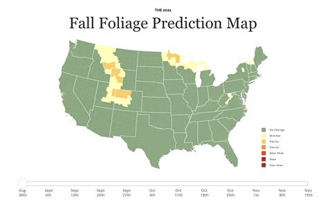 2021 Fall Foliage Prediction Map Northern Virginia Real Estate Blog