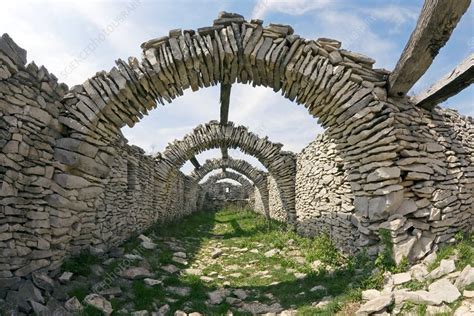 Dry Stone Architecture France Stock Image C0020078 Science Photo