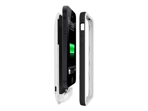 The option of a battery case that holds its own battery pack. Belkin Grip Power Battery Case - Hoesje met Accu voor ...
