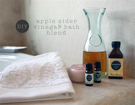 Apple Cider Vinegar Bath Blend Diy