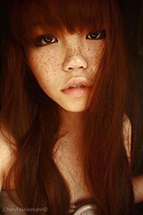 Pin By Maybe Lee Chen On Hair Asian Freckles Freckles Hair Color Asian