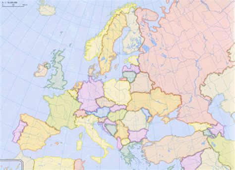 Mapa Politico De Espana Mudo Vicens Vives Mapa Europa Images Kulturaupice