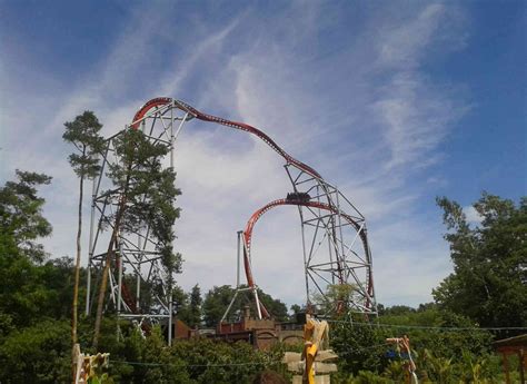 Sky Scream Roller Coaster At Holiday Park Parkz Theme Parks