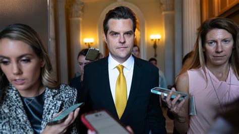Rep Gaetz Under Investigation For Texts Allegedly Setting Up Trip With
