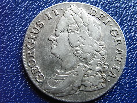 George Ii Shilling With Roses In Angles 1743 Ebay