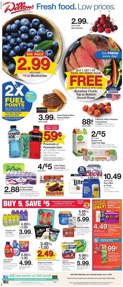 Order now for grocery pickup in topeka, ks at dillons food stores. Dillons Current weekly ad 06/05 - 06/11/2019 - weekly-ad ...