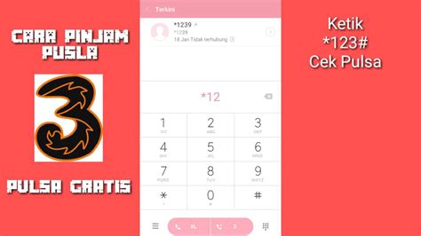 Jasa convert pulsa, jual, tukar, ubah, sulap pulsa ke rekening/dompet digital dengan kurs (rate) tinggi transaksi aman cepat dengan prosedur yang mudah. Cara Pinjam Pulsa tri Mudah - YouTube