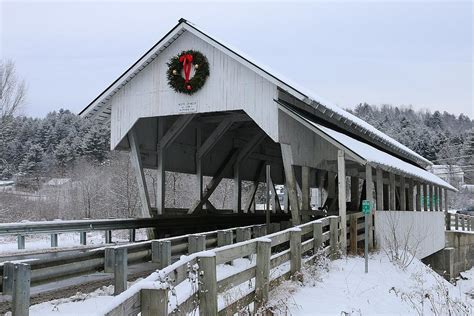 Bradley Covered Bridge Photograph By Wayne Toutaint Fine Art America