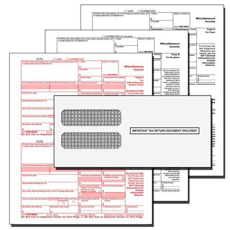 The most recent form 1096 should be submitted (2019). 2018 QuickBooks 1099 MISC 3 Part Pre-printed Tax Forms ...