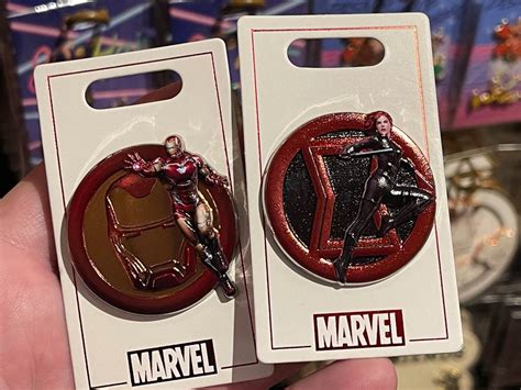 Marvel Character Pins Appear At Walt Disney World