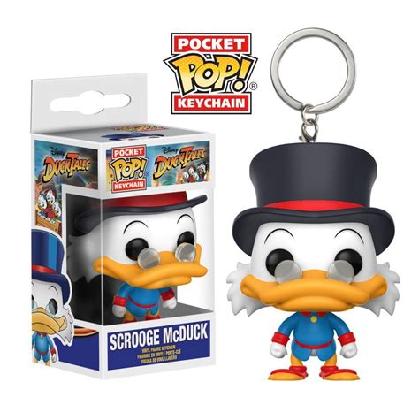 Scrooge Mcduck Ducktales Disney Funko Pop Keychain Action Figure Vinyl