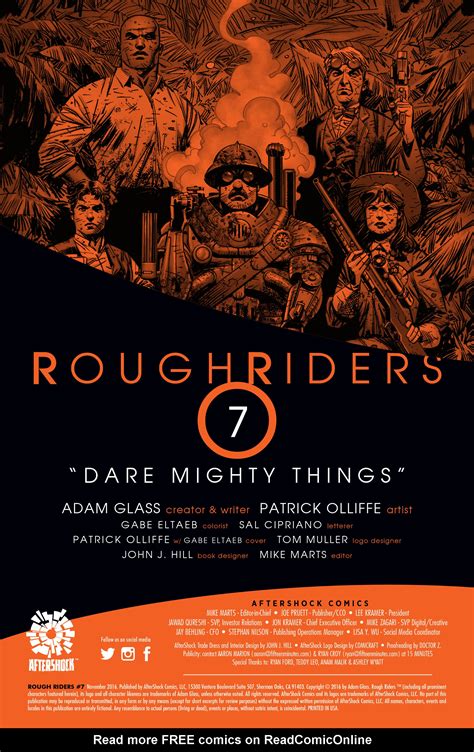 Read Online Rough Riders Comic Issue 7