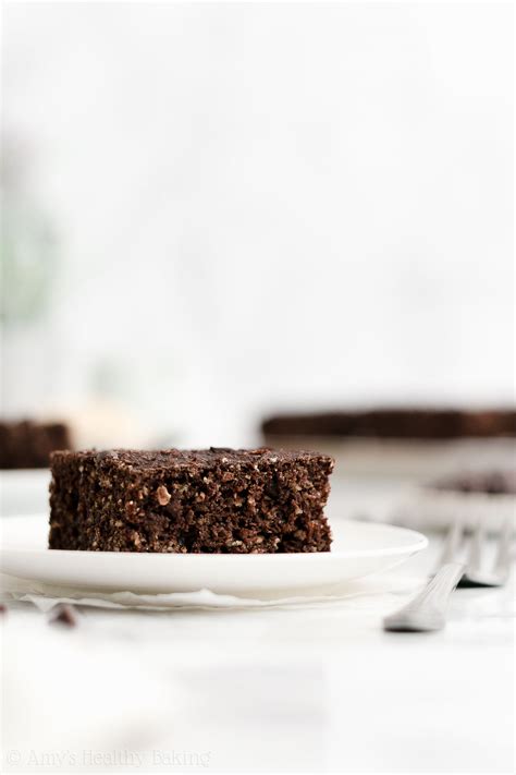 Find healthy, delicious cake recipes including chocolate, lemon, pound and bundt cakes, and homemade birthday cakes. Healthy Double Chocolate Oatmeal Snack Cake | Amy's ...