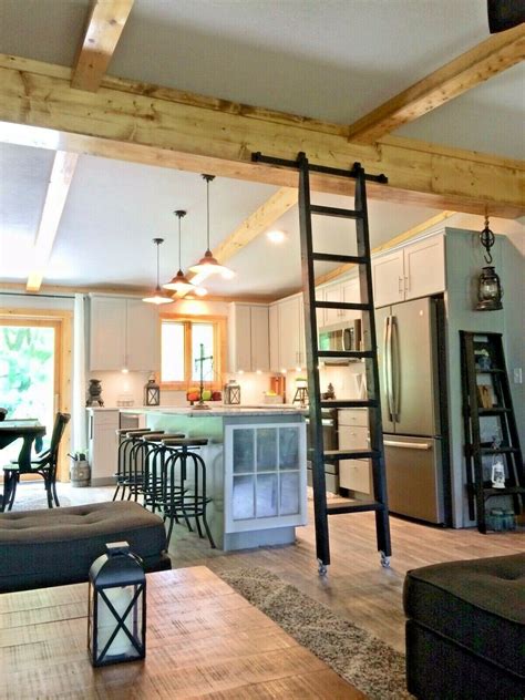 Library ladders can be added to any room in the home and are a unique and fashionable alternative to traditional step ladders, which are often not tall enough to reach higher storage spaces. BLACK Ladder LIBRARY KiT HARdWARE Option-6.6 Ft Sliding ...