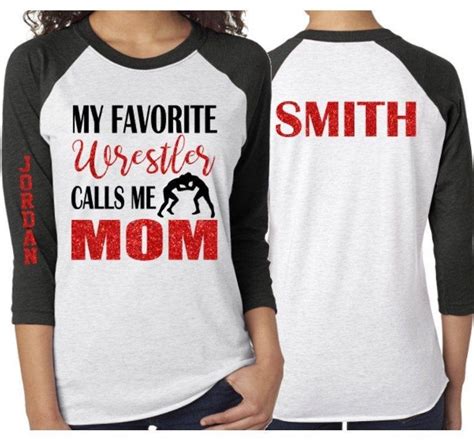 Download Glitter My Favorite Wrestler Calls Me Mom Shirt Wrestling ...