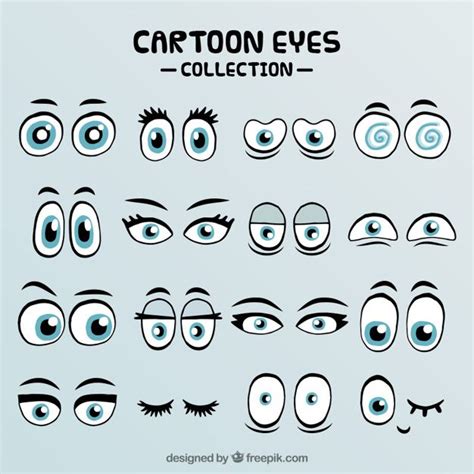 Download Eyes Collection Of Cartoon For Free Vector Free Free
