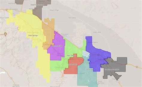 Coachella Valley Cities Map