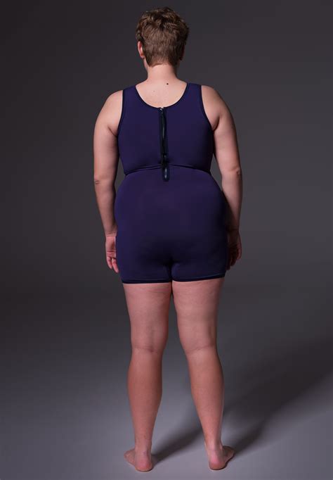 Non Binary Swimsuit Binder Dark Blue Untag For Every Body