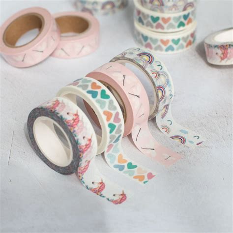 Cute Washi Tape Muted Colours Bullet Journal Accessories Etsy