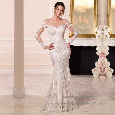 By wearing such dress type on your distinguished. Aliexpress.com : Buy Dantel Gelinlik Women Lace Mermaid ...