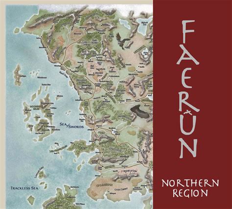 Political Map Of Faerun High Resolution Dd Forgotten Realms Map