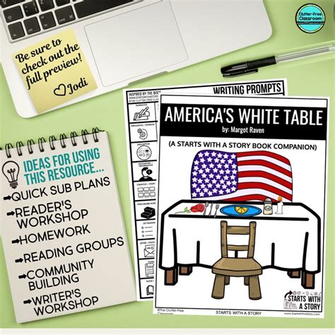 america s white table activities and lesson plans for 2024 teaching with jodi durgin and company