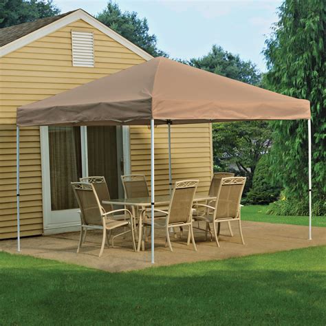 You can set it up at the game, the craft fair, the beach, or by the pool to. ShelterLogic Pop-Up 10' x 10' Open Top Pro Canopy - Desert ...