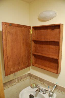 Recessed medicine cabinets with picture frame doors | mirrorless medicine cabinets. Buy a Custom Made Country Bathroom Oak Medicine Cabinet ...