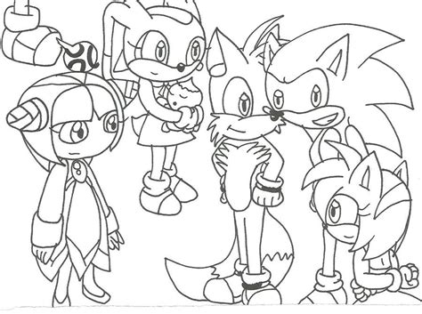 Color the Sonic and Friends by cmara on DeviantArt